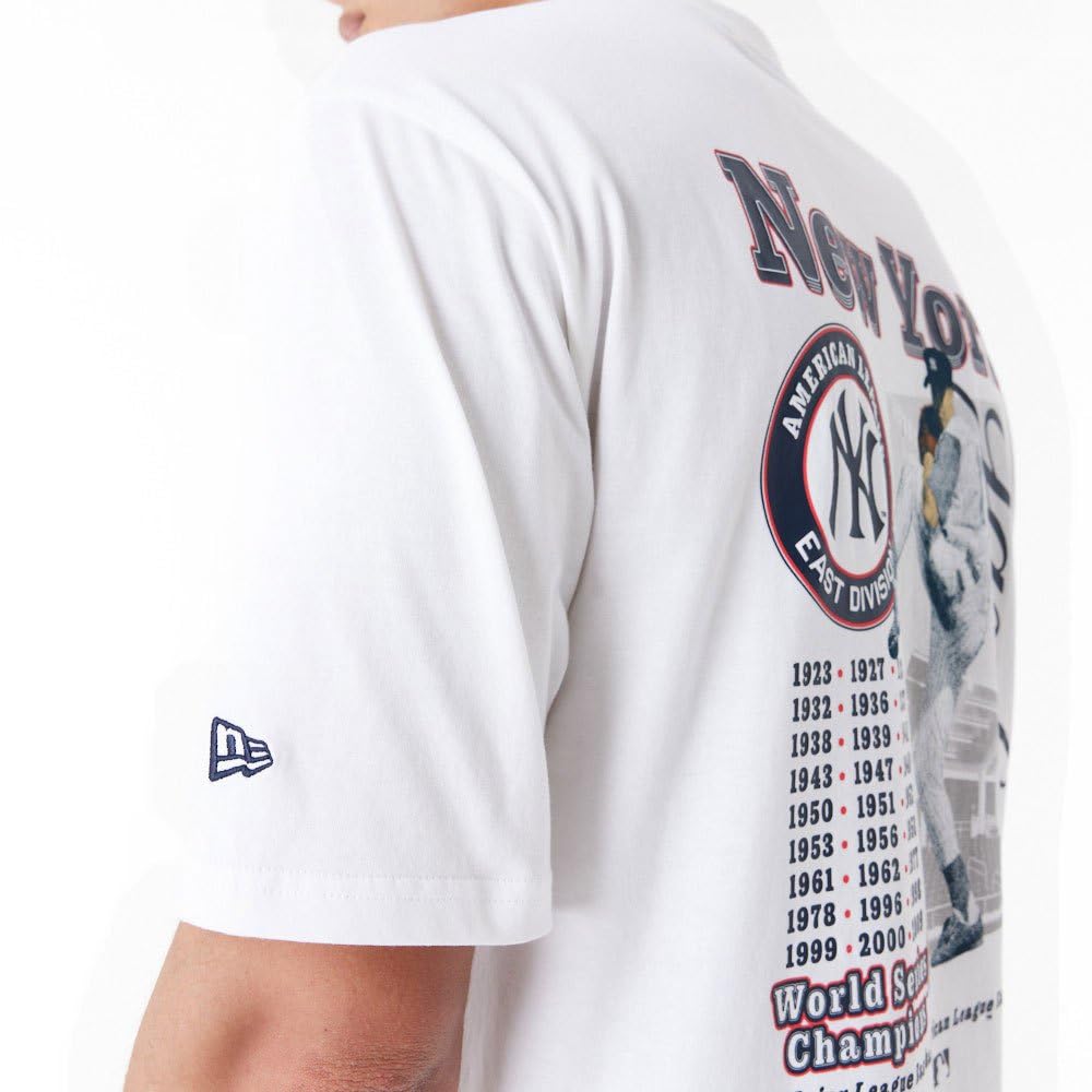 New Era MLB Player Grphc Os tee Neyyan 60435538 Blusas Hombre (Pack de 1)