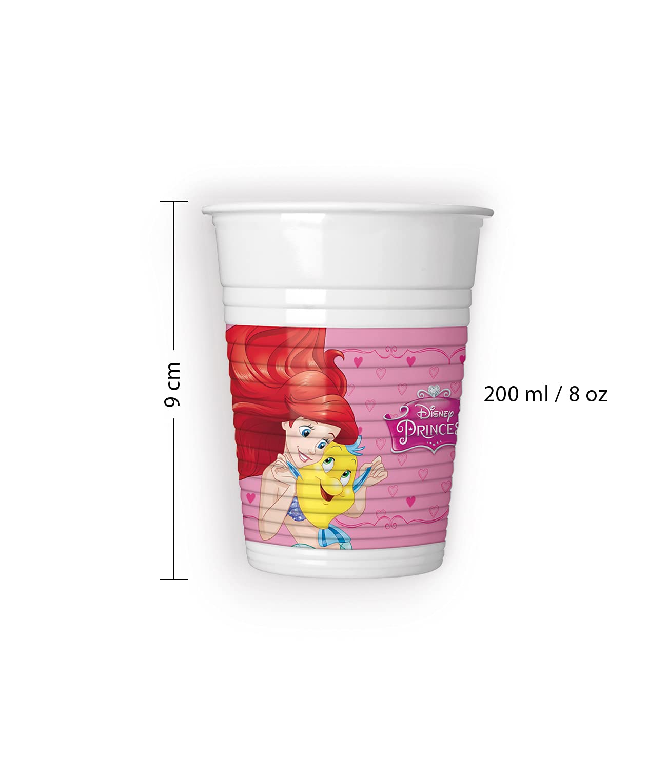 Procos - Bicchieri Princess Dream 200ml - 8 pezzi