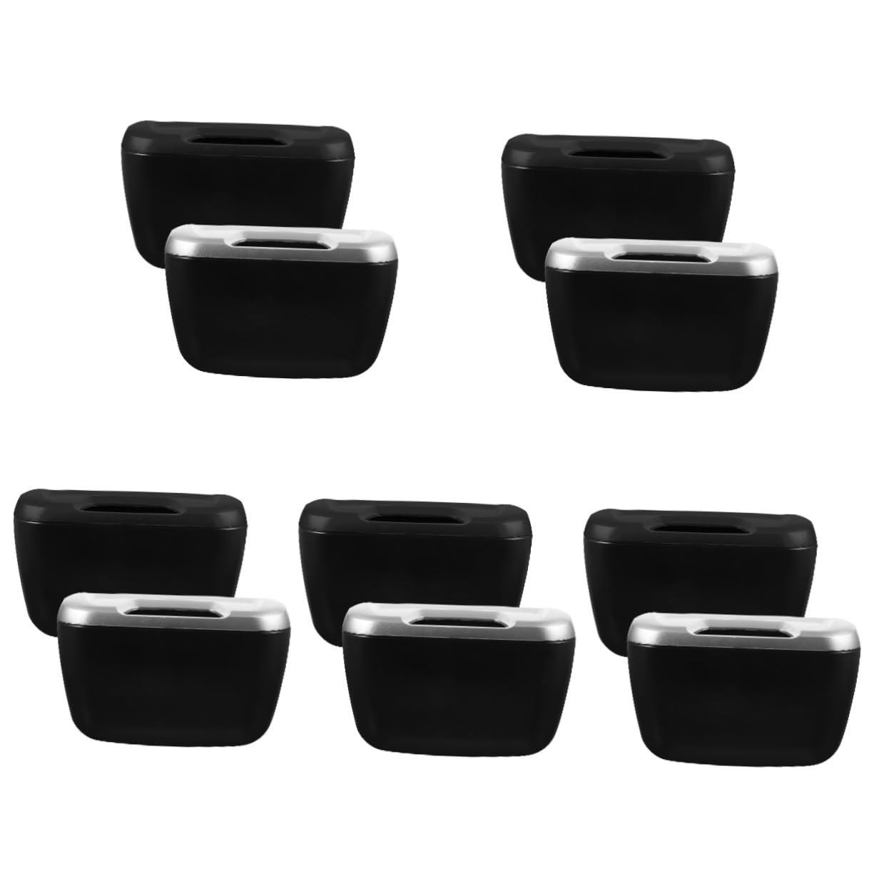 Gatuida Lot De 5 Poubelles De Portière De Voiture Pour Femmes Boîte De Rangement Compacte Pour Voiture Organisateur De Siège De Voiture Support De Rangement Poubelle 2 Pièces X 5