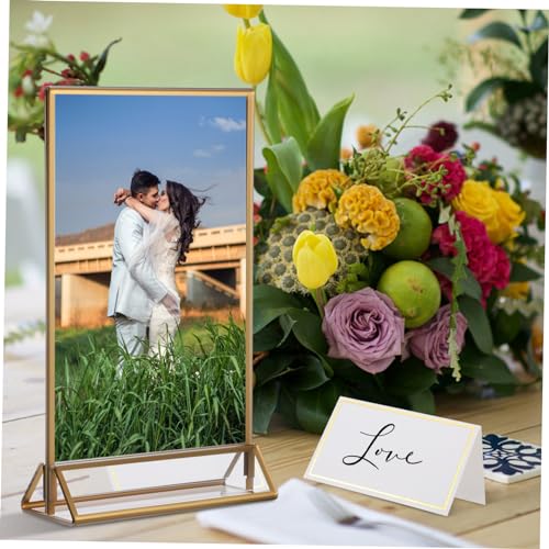 Support de menu vertical et porte affiche transparent LABRIMP pour commerces