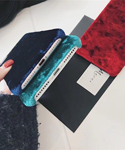 Losin Compatible Velvet Case For Iphone 6 Plus/Iphone 6S Plus 5.5 Inch Fashion Luxury Cute Fuzzy Furry Winter Warm Fluffy Velvet Plush Soft Tpu Back Case #TOP3
