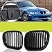 DIQON 1 Paire De Calandre Avant De Voiture Gauche Et Droite Noir Mat pour BMW Z3 1996 1997 1998 1999 2000 2001 2002 Grille De Course De Remplacement