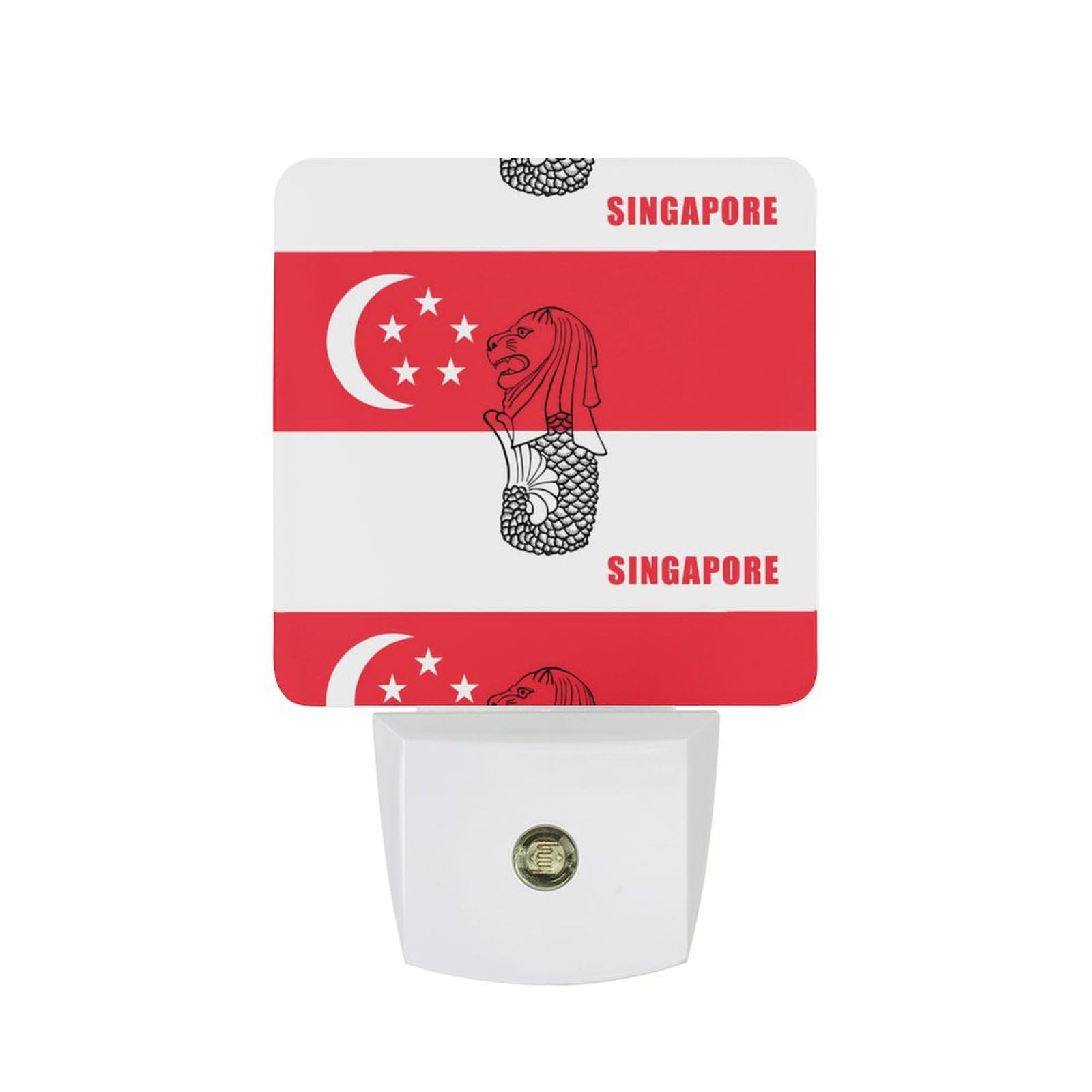 Singapore Merlion Singaporean Night LED Light Lamp Plug Into Light Small Wall Night Light Gifts for Bedroom Bathroom