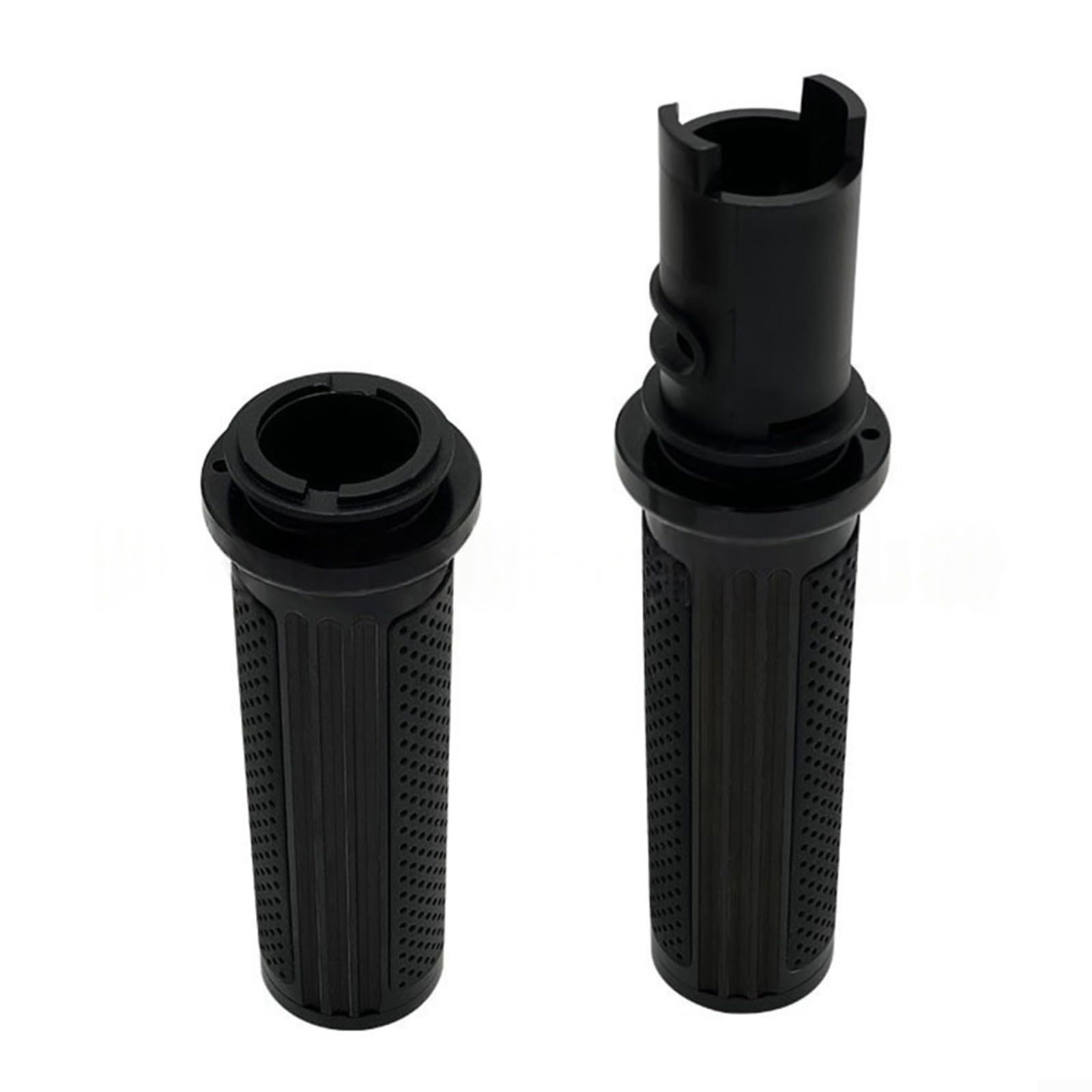 Manopole per manubrio moto per CVO 121, per Road Glide, per Street Glide 117, in gomma alluminio antiscivolo, nero coppia