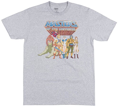 Masters of the Universe Men's T-Shirt, Heather Grey, XX-Large