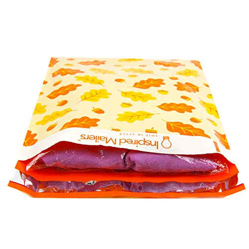 Image of Inspired Mailers - Poly Mailers 10x13-100 Pack - Fall Foliage - Shipping Envelopes for Clothing - Poly Bags for Shipping - Poly Mailer Bags - Mailing Envelopes