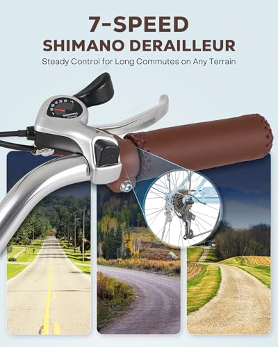 VIRIBUS 7-Speed Cruiser Bike