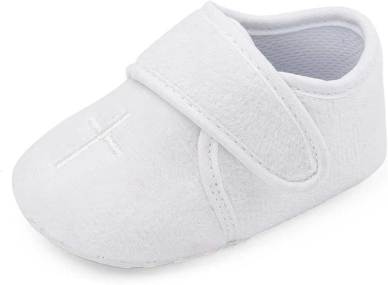 Baby Boys Soft Cross Baptism Christening Shoes Premium Sole Infant/Toddler Sneaker