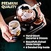 Globe Whiskey Decanter Gift Set by Royal Reserve | Etched World Map Globe Decanter 29 oz 850 ml with Glasses for Bourbon, Liquor – Whiskey Gifts for Men Dad Boyfriend Husband