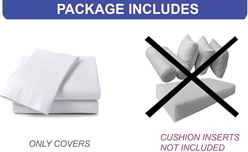 Miniatura 6 de Prolinemax Funda solamente Sábana bajera ajustable para colchón de sofá cama estilo 3 Twin Knife Edge para exteriores AD001