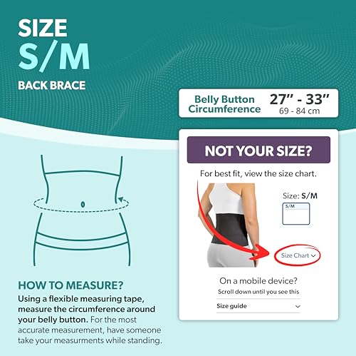 Image of BraceAbility Elastic Low Back Brace - Compression Lower Back Support Belt for Sciatica, Heavy Lifting at Work, Herniated Disc, Workouts, Sleeping, Lumbar Support, Back Pain in Women and Men (S /M)