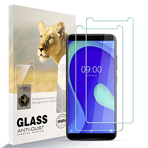 AYSOW Pezzi Pellicola Protettiva Compatibile con wiko y80 Vetro temperato 0.3mm 9H Durezza 2.5D Film, Anti Graffio, Bolla libera 2 pezzi