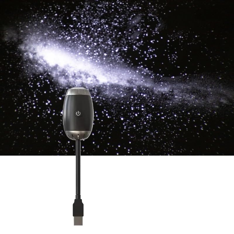 2-in-1 Galaxy Projector Night Light,USB Starry Sky Projector with 3/12/24 Projection Films,Mini LED Nightlight Wall Lamp,Portable Led Projectors Lamp