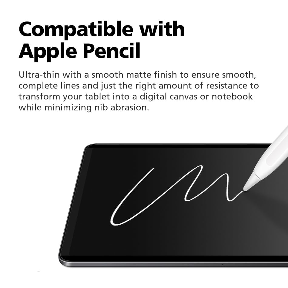 2-Pack Anti Glare Screen Protector with Blue Light Filter For iPad 11th Gen 11 inch, Anti-Glare Matte PET Film, Anti-Fingerprint, High Touch Sensitivity, Easy Installation