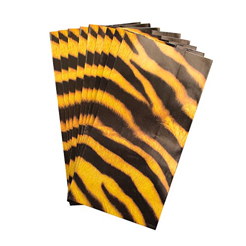 Super Z Outlet SZ297 Zoo Animal Print Design Pattern Paper Bags For Candy Party Favors, Snacks, Decoration, Children Arts & Crafts, Lunch Picnics thumb #6