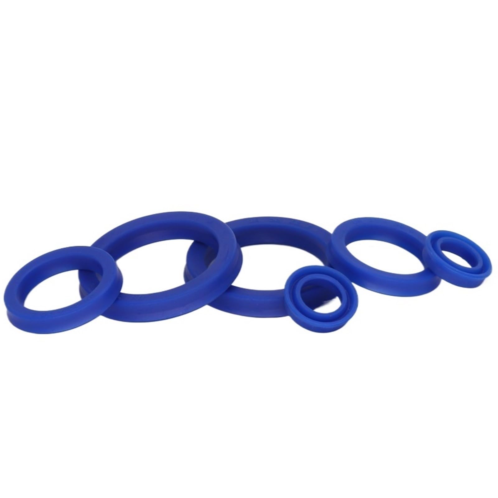 Guarnizione a Labbro di Ricambio, Guarnizione Radiale for Albero Un 53 55 56 58 Anello a Labbro UY for Stelo pistone, Confezione da 42 | 5Pieces UN55x70x12