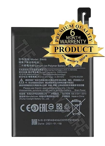 Image of Original BN48 Battery for Redmi Note 6 pro M1806E7TG / M1806E7TH / M1806E7TI Battery with 6 Month Warranty***(Y0000082)