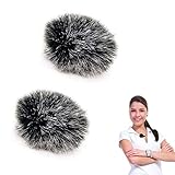 【 Einfache Bedienung】: Diese Fell Mikrofon Windschutzscheibe können problemlos ohne Werkzeug installiert werden, sind klein und tragbar und können bequem aufbewahrt und verwendet werden.