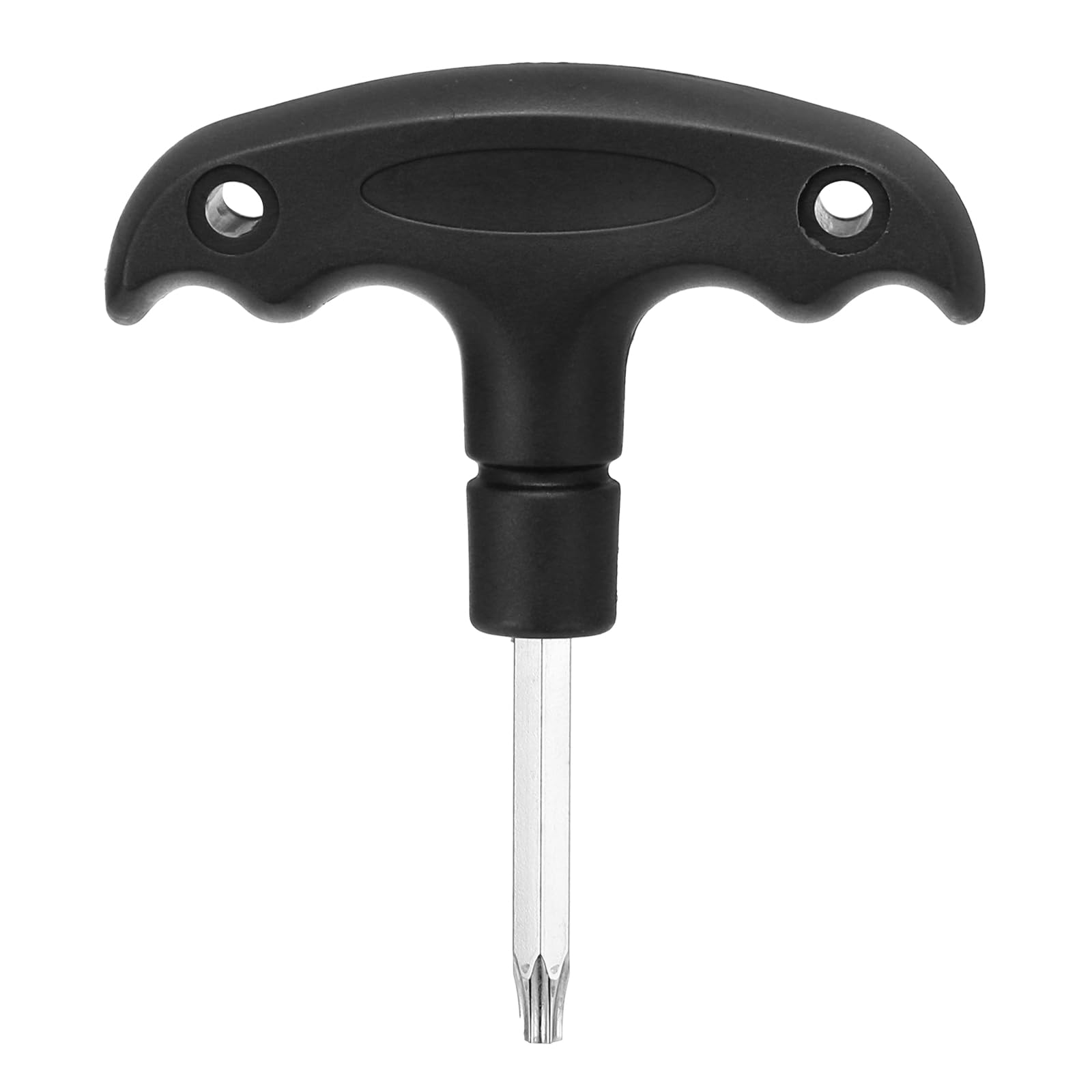 sourcing map Golf Spike Wrench Tool T20 Golf Torque Wrench Stainless Steel Golf Head Adjustment Tool Golf Driver Torque Tool with Plastic Handle for Golf Club Driver Shaft Adapter, Black