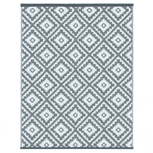 IDMarket Bahamas - Alfombra exterior (180 x 280 cm), color gris