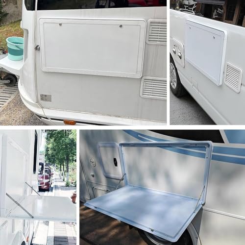 Escritorio compacto abatible de pared y mesa plegable para autocaravanas 3