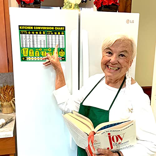 Kitchen-Conversion-Chart-Magnet-Extra-Large-Easy-to-Read-11-x-85-Measurement-Cheat-Sheet-for-Cooking-Baking-Reading-Recipes-Convert-Volume-Weight-Celsius-Fahrenheit-Imperial-Metric-Units Kitchen Conversion Chart Magnet Extra Large Easy to Read 11 x 85 Measurement Cheat Sheet for Cooking Baking Reading Recipes Convert Volume Weight Celsius Fahrenheit Imperial Metric Units