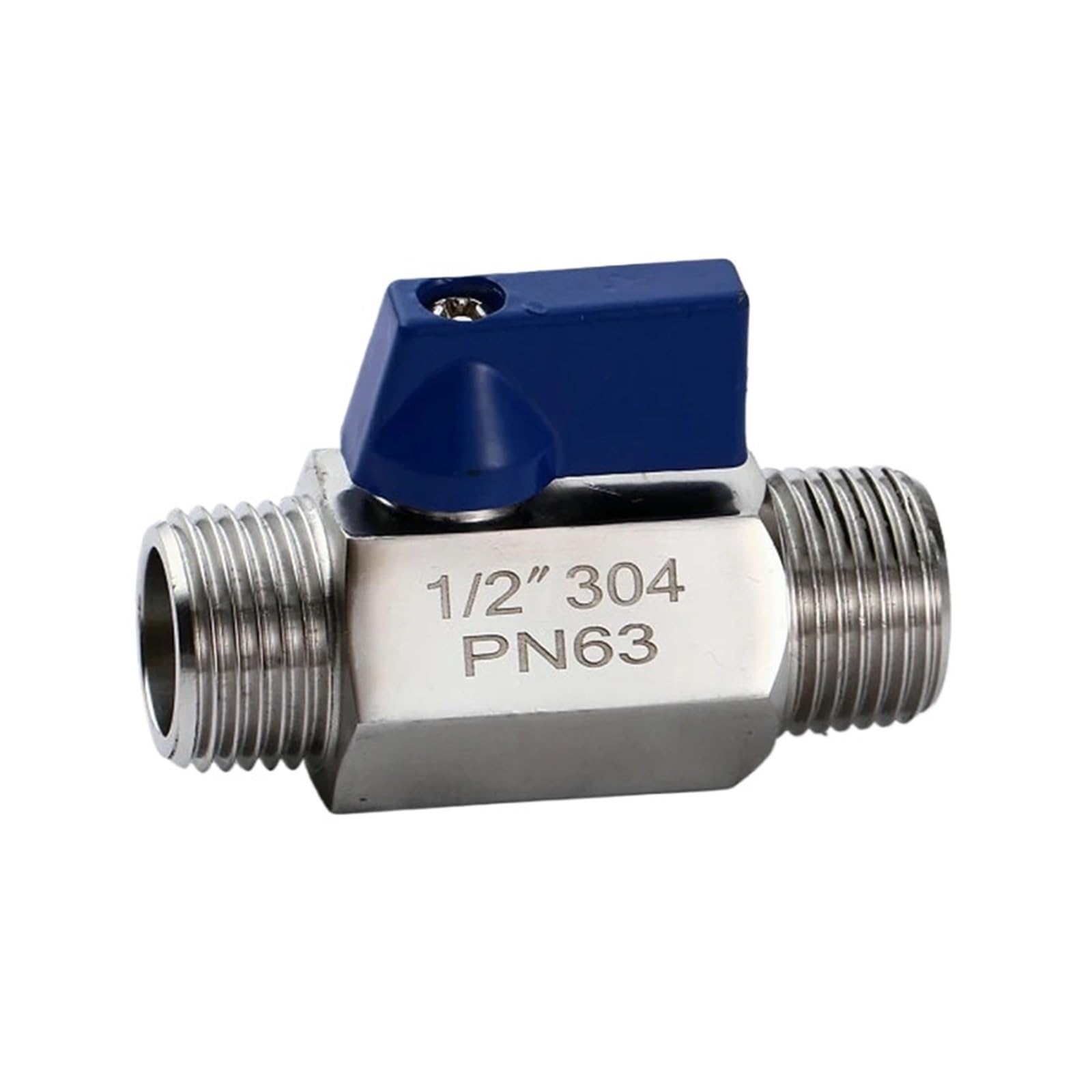 Robinet à boisseau sphérique 1/2 filetage mâle femelle vanne arrêt inox 304 pour tube eau