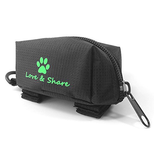 mewmewcat Pet Poop Bag Holder Leash Attachment Waste Bag Dispenser Adotar para Oxford Cloth para cãe