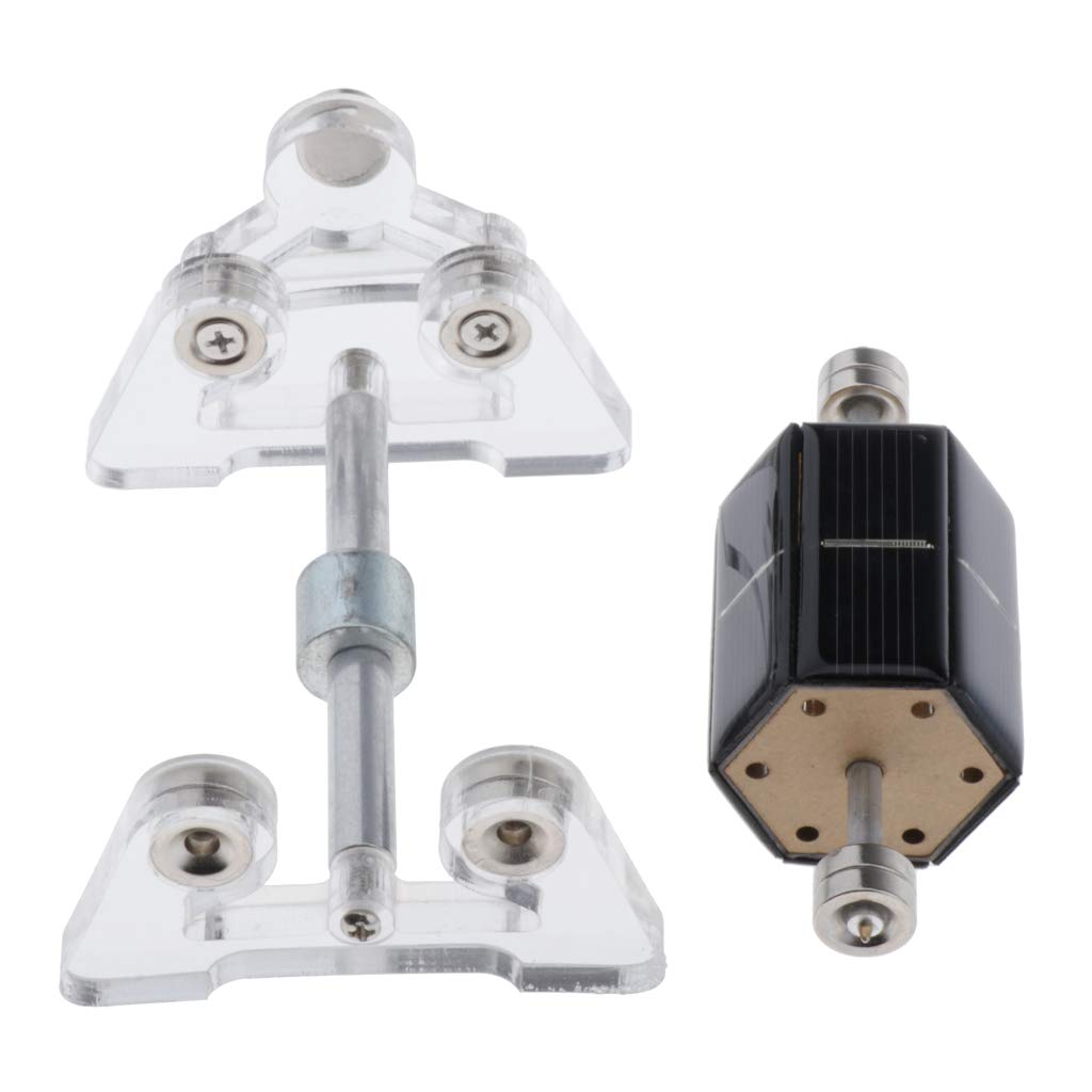 Moteur Solaire à Lévitation Magnétique Mendocino STARK-2 - Kit éducatif Scientifique - Fonctionne à La Lumière, Démo Physique, Cadeau Créatif