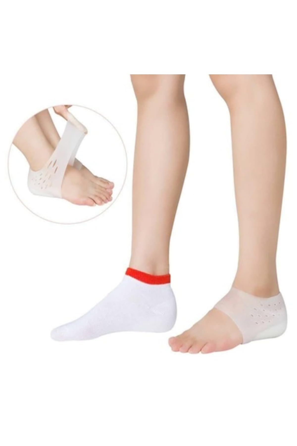 Cmt Topuk Desteği Silikon Tabanlık Gizli Topuk Uzatıcı 3Cm M