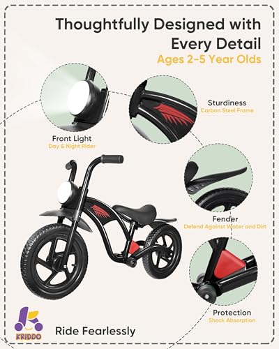 KRIDDO Kids Balance Bike