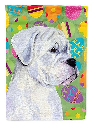 Boxer de Pâques Caroline's Treasures drapeau multicolore de petite taille - 2