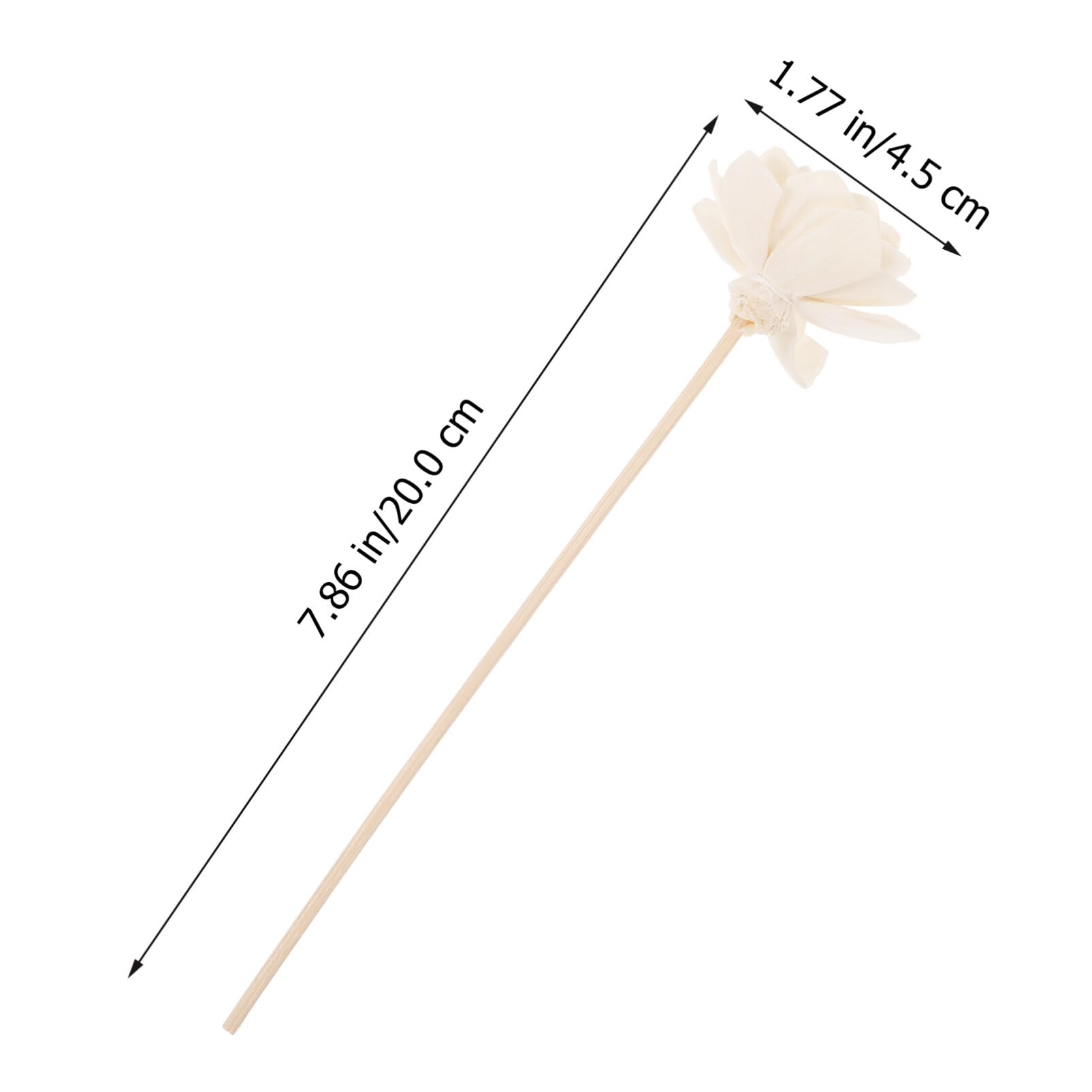 HOLIDYOYO 6pc Aromatherapy Flower Diffuser Sticks Oil Scent for Diffuser Home Decor Wedding Fragrance Reeds