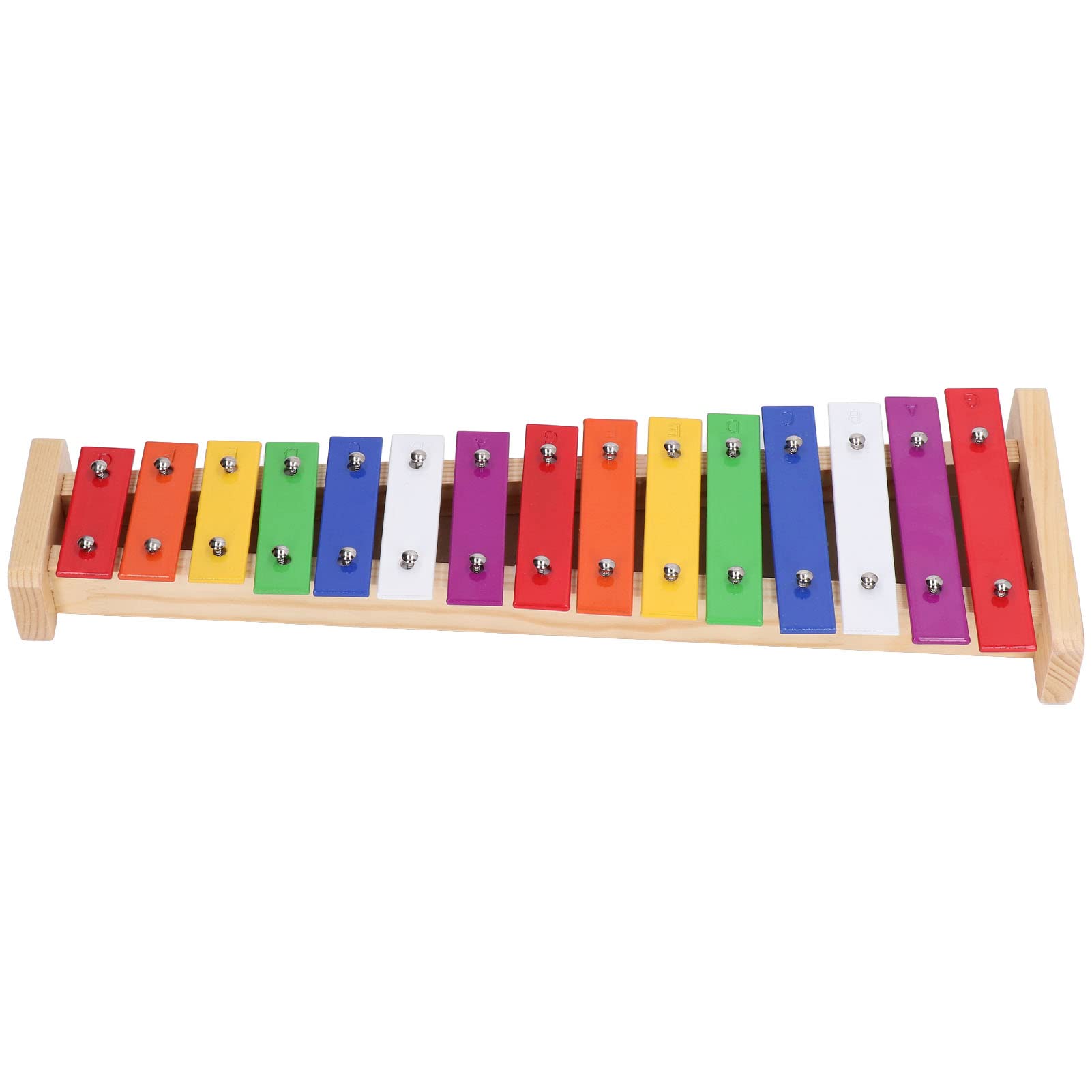 15 chiave colorato xilofono strumento musicale per i bambini,