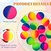 Irrmshr 18 Pcs Bouncy Balls for Kids,45 mm Jumbo Super Bouncy Balls,Rubber High Bouncing Balls in Bright Assorted Multi Colors for Boys Girls Birthday Party Favors Carnival Prizes