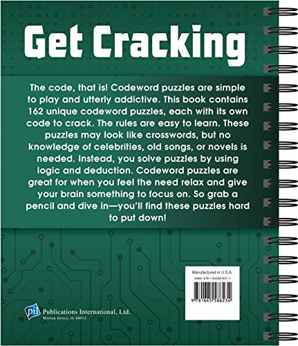 Brain Games - Codeword Puzzle: Unscramble The Alphabet, Fill In The Grid, And Solve The Puzzle! #TOP1