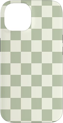 Miniatura 4 de Funda clásica Checkered Checker Checkerboard Light Sage Green para iPhone 13 Pro Max