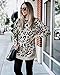 PRETTYGARDEN Women’s Casual Leopard Print Long Sleeve Crew Neck Knitted Oversized Pullover Sweaters Tops (Khaki, Medium)