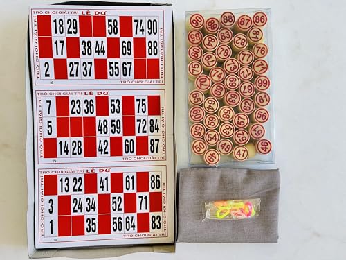 Vietnamese Lotto Game - Bingo Game - Bo TRO Choi Cao Cap miniatura 2
