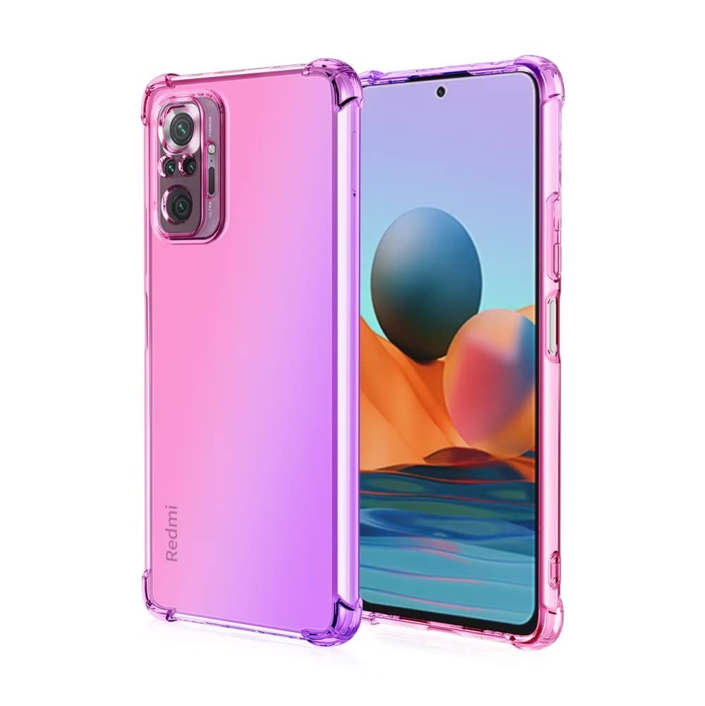Custodia WILLIS Per Xiaomi Redmi Note 10 Pro, Copertina Sfumata TPU Morbida E Antiurto - 3