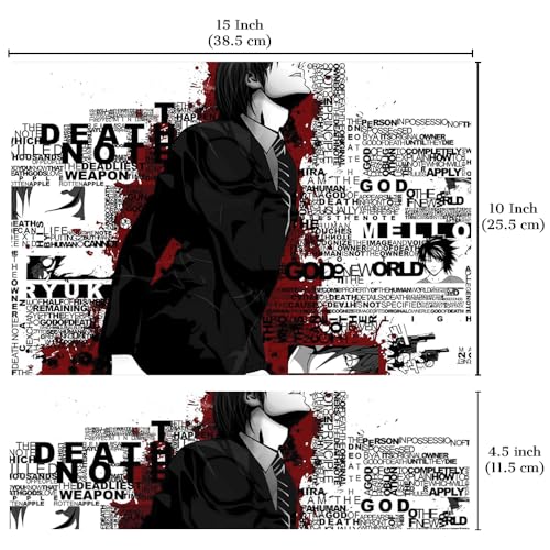 Image of Full Laptop Skin Stickers HD Quality Sticker for Laptops Upto 15.6 inch (Dustproof|Waterproof|Scratchproof|Reusable) - BE Death Note FL