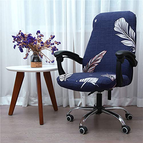 image for Melaluxe Office Chair Cover - Universal Stretch Desk Chair Cover, Comp