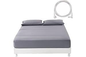 Grounding Earthing Fitted Sheet with Earth Connection Cable Pure Silver Fiber Conductive Bed Sheet