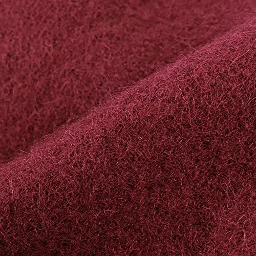 Wool Beret Hat French Beret Cap Winter Artist Painter Hat Solid Color For Women (Wine Red) #TOP4