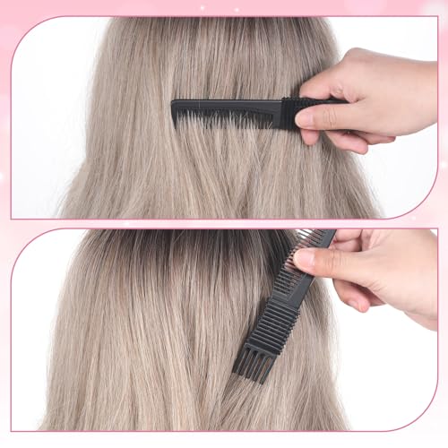 Peines Hair Comb 4 Pack con Púas de Metal para Salón miniatura 3