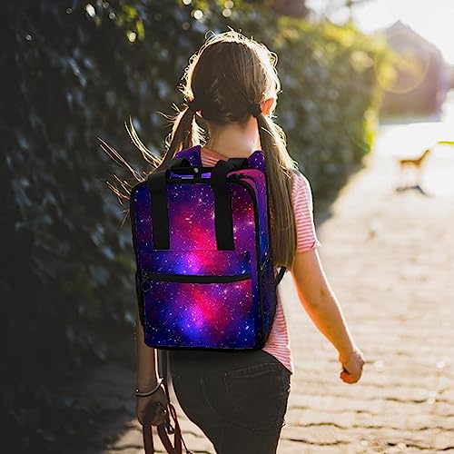 Sac à dos 35.5x26x12 cm multicolore romantique à sangles ajustables