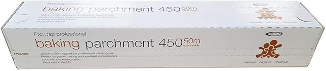 Prowrap Professional Baking Parchment Roll 450mm x 50m - Dispensing Pack