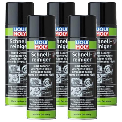 LIQUIMOLY 21269 KIT 5 PEZZI X 500 ML DETERGENTE SGRASSATORE PER LA PULIZIA DI COMPONENTI AUTO E MOTO. PULISCE FRENI, DISCHI, PASTIGLIE, FRIZIONI, CAMBI ED ELIMINA MACCHIE DI OLIO DAI TESSUTI.