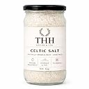 THH Celtic Salt - 1Kg | Coarse Sea Premium Salt (Sel Gris) With Full of Minerals | Premium Glass Jar | Organic Hand Harvested and Edible Celtic | For Cooking & Baking gallery image