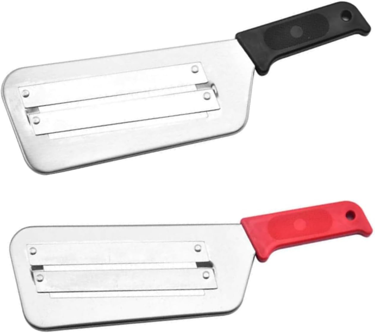 Groentesnijder Dubbele 2 Slice Blade Snijmes Vis Schaal Cleaner Messen Kool Komkommer Wortel Ui Snijmachine Dunschiller Shredder voor kool metalen Kool Snijder Chopper Shredder Zuurkool Cutter